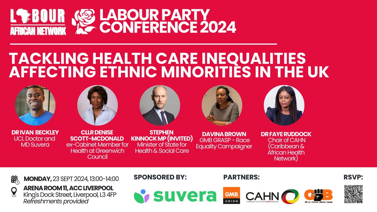 Labour African Network (@labour_african) on Twitter photo Reminiscing on our prescient & well attended fringe event at Labour Party Conference.
Little did we know that <a href="/MichaelMarmot/">Sir Michael Marmot</a> will be publishing his report a week later on the pernicious effects of structural racism on health outcomes. 1/2 Reminiscing on our prescient & well attended fringe event at Labour Party Conference.
Little did we know that <a href="/MichaelMarmot/">Sir Michael Marmot</a> will be publishing his report a week later on the pernicious effects of structural racism on health outcomes. 1/2