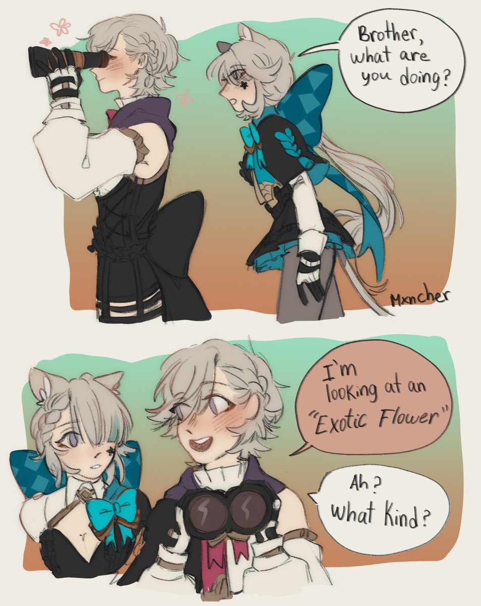 BlogOfDominic's tweet photo. Días 4 y 5 del inktober en un mini-comic Magicpixel!

#magicpixel #inktober2024 #bl #lynich #kinich #lyney #lynette #genshin #fanart #boyslove https://t.co/BI49W17ePZ