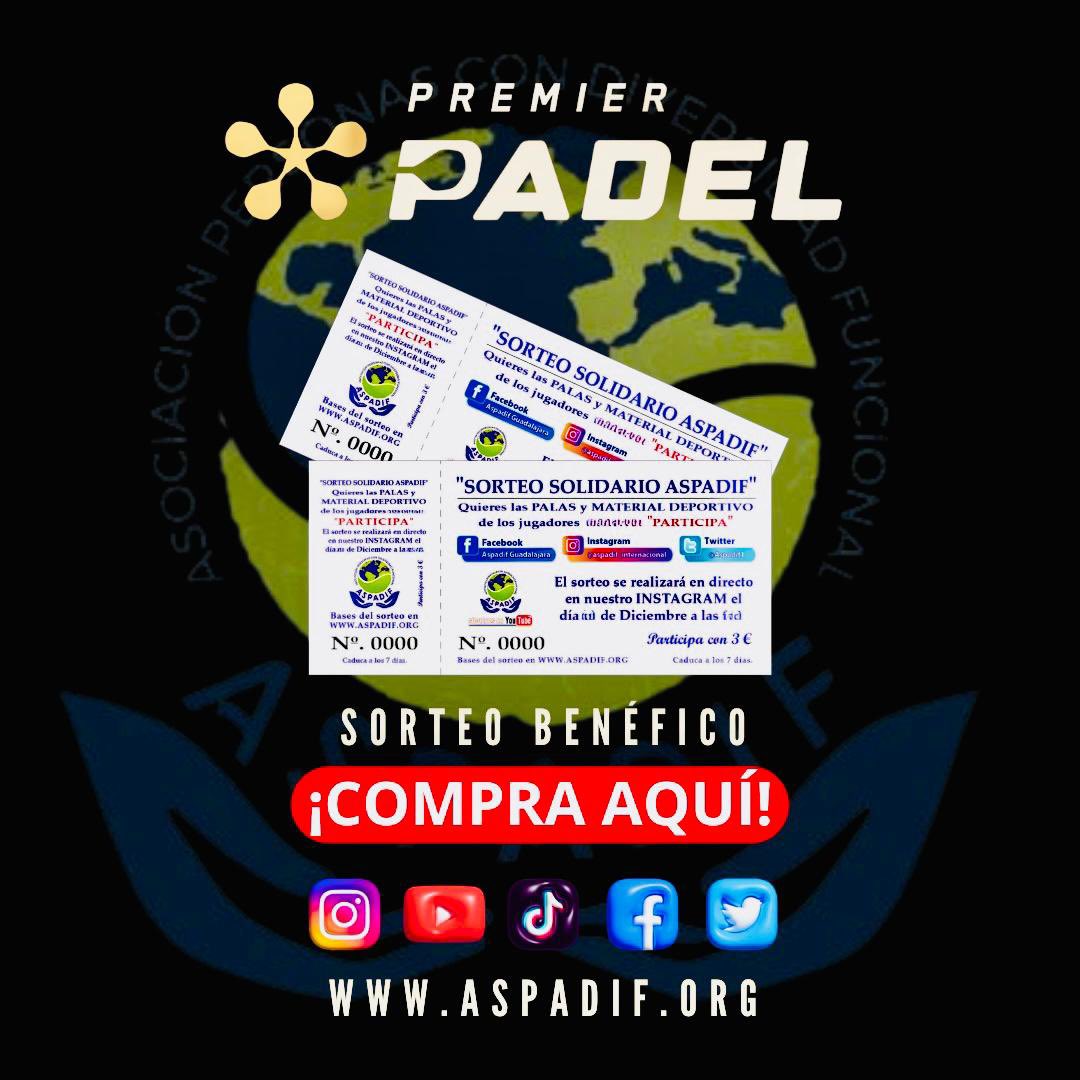 Aspadif1's tweet photo. 🔉Vuelve uno de los sorteos de palas de pádel y material deportivo más grande de la historia, mil gracias a @premierpadel , @padelfip y a todas las marcas y jugadores que lo hacen posible 🔉Compra tu papeleta por WhatsApp en el 622 402 086 Víctor 📲❤️🎾 #padeladaptado https://t.co/g2vWgh9nEC
