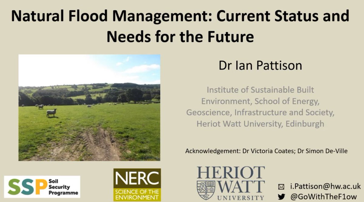 ruthwrightINNS's tweet photo. Great @StirBES Wednesday seminar from @GoWithTheF1ow this week on the effects of different agriculture practices and animals on soil compaction at different spatial scales 🐏🐄🐎 https://t.co/k74dMyUQxF
