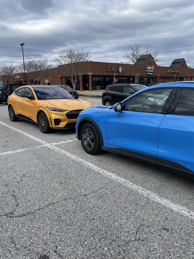 evgonetwork's tweet photo. #NationalDriveElectricWeek is in full swing and we're celebrating team members who made the switch to electric. From Pratoom's stylish Tesla Model Y to Sara's zippy Chevy Bolt and Tom's sporty Ford Mustang Mach-E, there's an EV for everyone. What EV do you drive? #ShowMeYourEV https://t.co/UJvKKv1ZAG