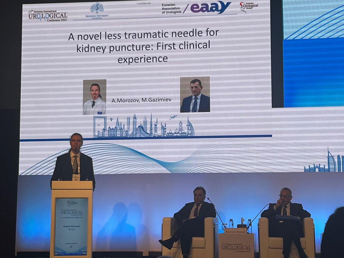 Andrey Morozov (@andreyomorozov) on Twitter photo Great opportunity to attend 13th Conference of #EUS and present our experience with the novel MG needle at the plenary session.
<a href="/MagomedGazimiev/">Gazimiev Mohamed</a> Great opportunity to attend 13th Conference of #EUS and present our experience with the novel MG needle at the plenary session.
<a href="/MagomedGazimiev/">Gazimiev Mohamed</a>