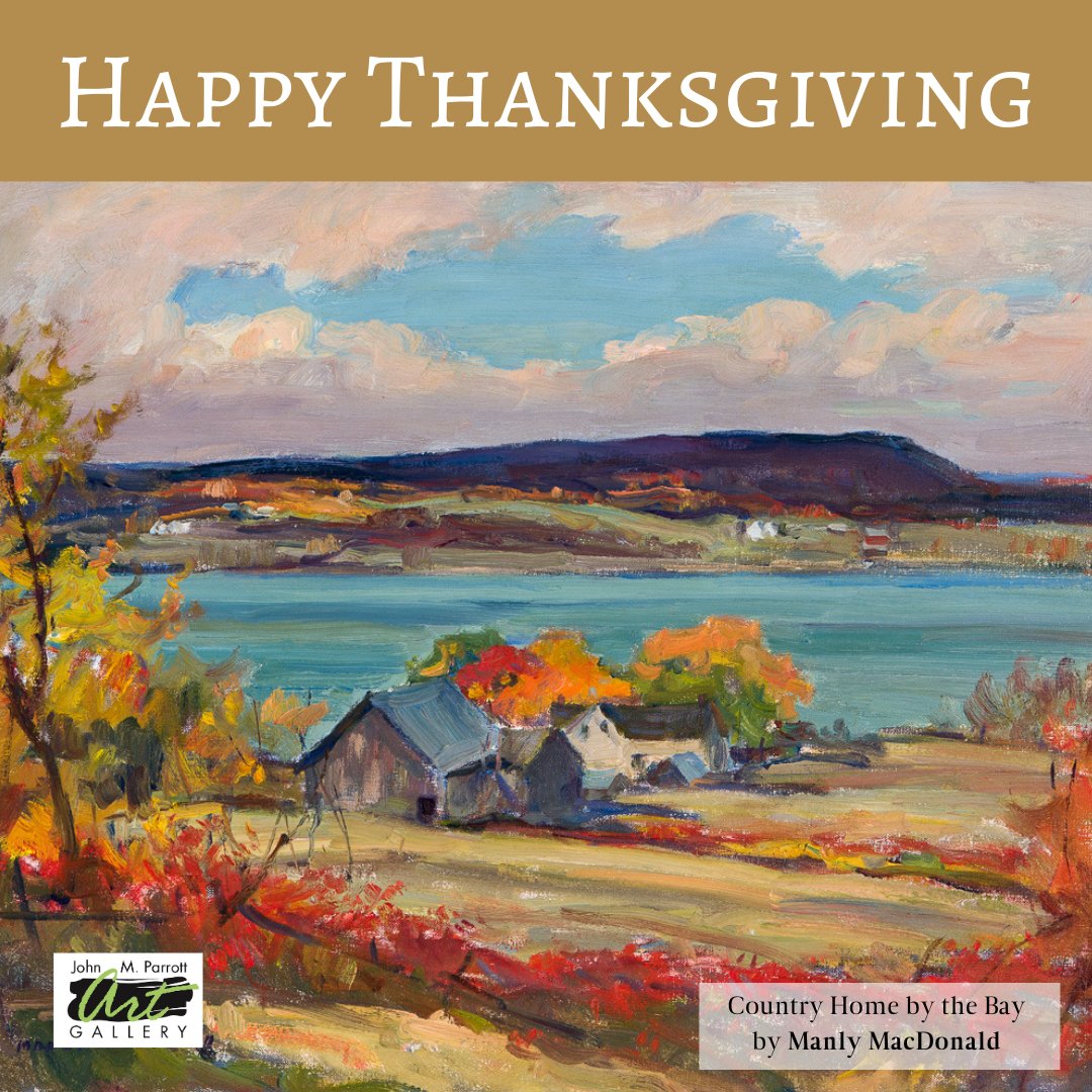 Happy Thanksgiving from the Parrott Gallery! #MMMonday #ManlyMacDonald