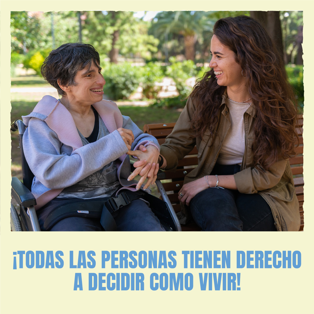 Para las personas con parálisis cerebral, la vida independiente significa tener el derecho y la oportunidad de decidir sobre su vida diaria.

En ASPACE, proveyendo el apoyo necesario, hacemos posible que cada persona sea protagonista de su vida.

#EnvejecerDecidirVivir