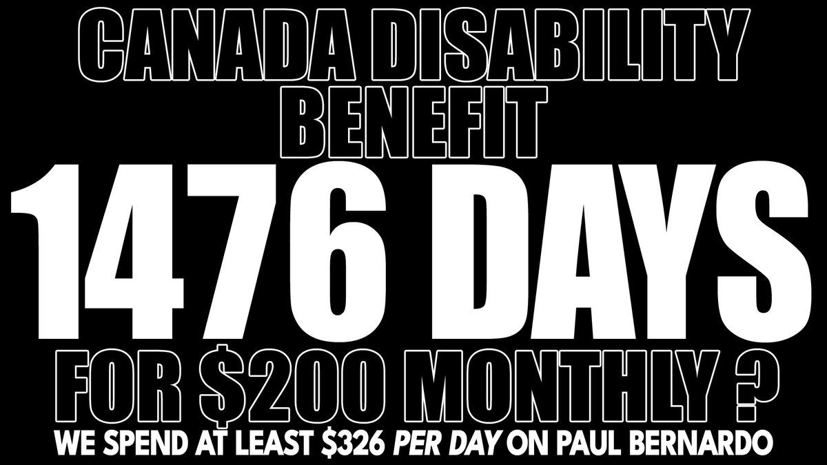 The280Times's tweet image. Dear Justin Trudeau (@JustinTrudeau),
It has been 1476 full days since you promised the #CanadaDisabilityBenefit to #Disabled #Canadians in poverty.

$200 Monthly via DTC breaks your promise to; harms &amp;amp; devalues Disabled Canadians @cafreeland @CHEK_News @R_Boissonnault.