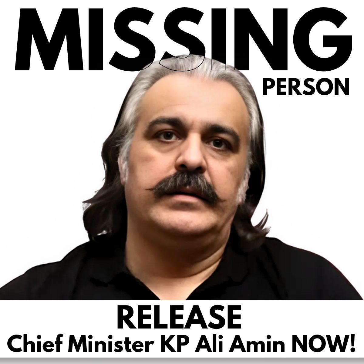 A sitting Chief Minister of a province is missing, and everyone knows who is unlawfully detaining him. Stop making a mockery of Pakistan in front of the entire world. 
Release CM Khyber Pakhtunkhwa Ali Amin Gandapur RIGHT NOW.
#UndeclaredMartialLaw