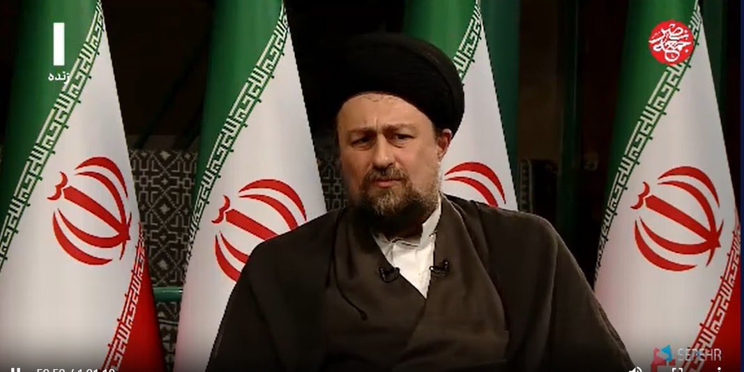 fresh_sadegh's tweet photo. Hassan Khomeini, head of the house of Khomeini and the grandson the founder of the Islamic Republic calls for Iran’s military deterrence to go to a higher level.
When asked what he meant, Khomeini says when it’s the time he’ll tell more.
#nuclearwarhead https://t.co/O0HEgu8cdG