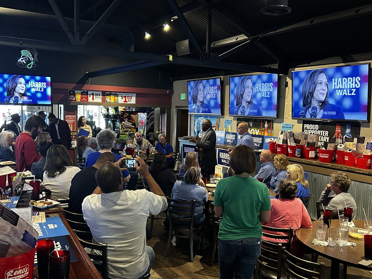 It was my great honor to welcome Congressman Jim Clyburn to the Mid-Michigan area.  He energized the crowd at Reno’s North as he reminded voters how important this election will be. Vote for Democracy.