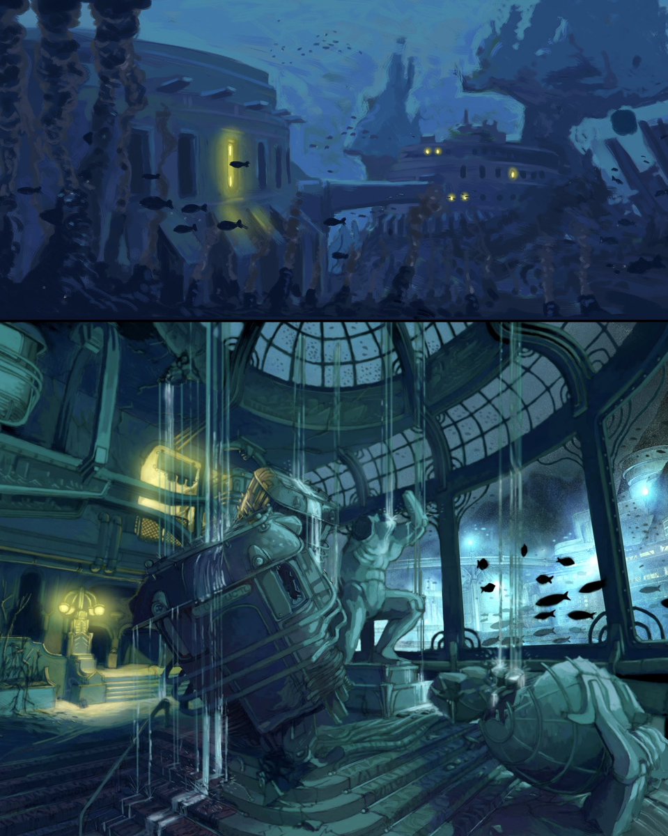 HoveConcept's tweet photo. BioShock (2007) https://t.co/Yg7YphAXrp