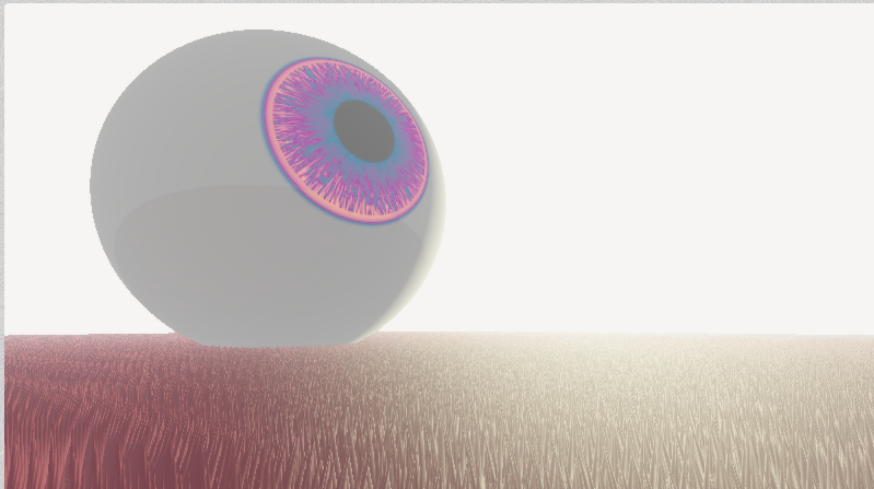 Miolith_'s tweet image. In the making of my next shader, I accidentally created the coolest eye ever