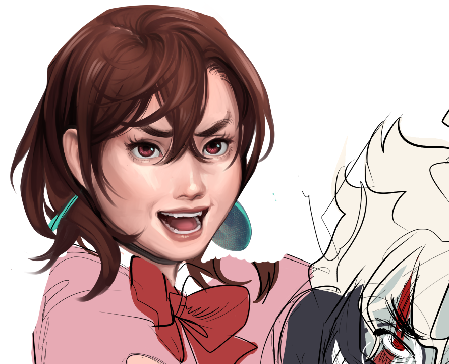 "I'll just do a quick warm-up sketch before work!"
I love momo... OTL