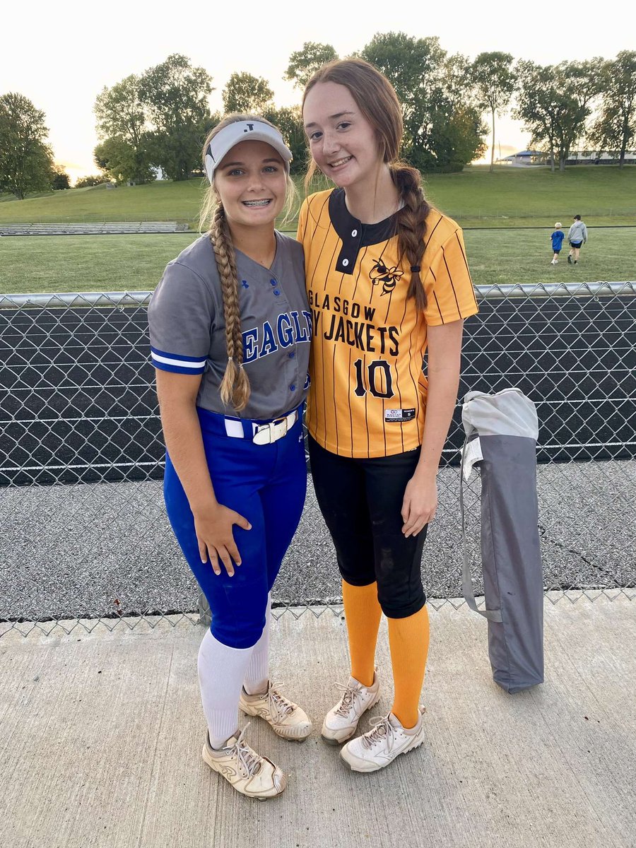 High school highlights‼️Had 13 strikeouts against a strong Glasgow team. Also facing a good pitcher Brooklynn Morris.