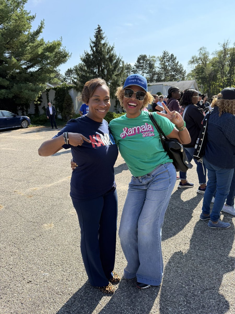 Andrea J. Campbell (@ajcampbellma) on Twitter photo Kalamazoo more like Kamala-zoo! 
31 days left and Michigan is fired up and ready to go! 🔥🔥🔥 Kalamazoo more like Kamala-zoo! 
31 days left and Michigan is fired up and ready to go! 🔥🔥🔥