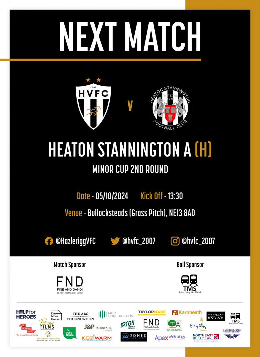 Hazlerigg Victory FC tweet media