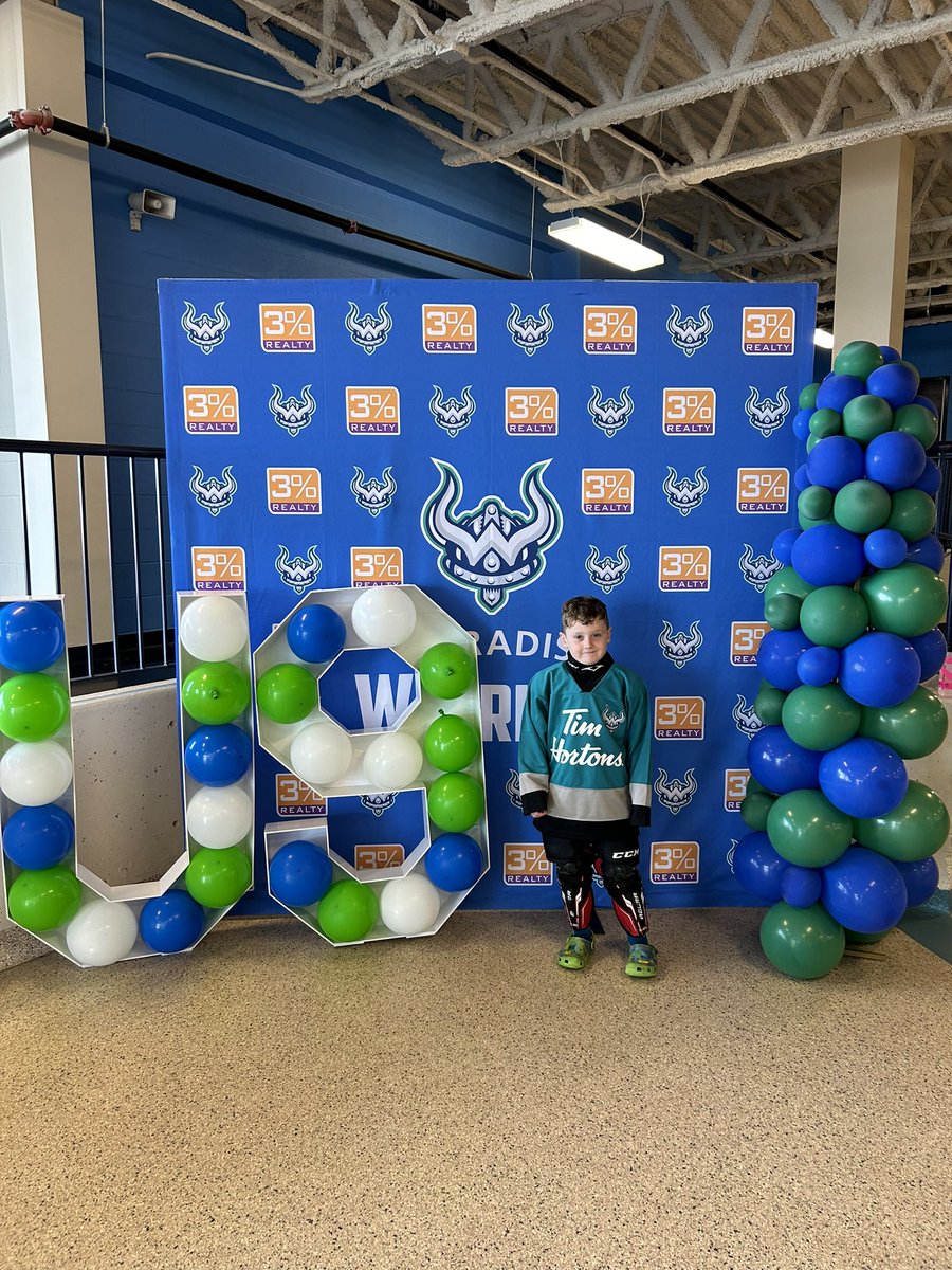 U9 Jersey Day for Charlie 💚💙<a href="/PMHAU9WARRIORS/">U9 Paradise Warriors 2024-2025</a>