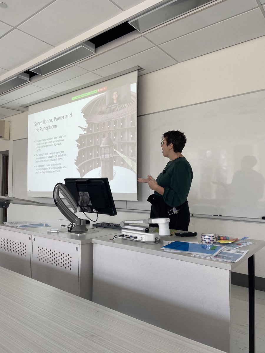 Mary Ott (@mary_mott2) on Twitter photo Do you feel like an AI detective of student work these days? Mercedes Veselka, MA student <a href="/YorkUeducation/">York University Education</a> presenting our critical work on writing pedagogy governed by institutional AI policy at symposium on language & literacies hosted by <a href="/WesternU/">Western University</a> Do you feel like an AI detective of student work these days? Mercedes Veselka, MA student <a href="/YorkUeducation/">York University Education</a> presenting our critical work on writing pedagogy governed by institutional AI policy at symposium on language & literacies hosted by <a href="/WesternU/">Western University</a>