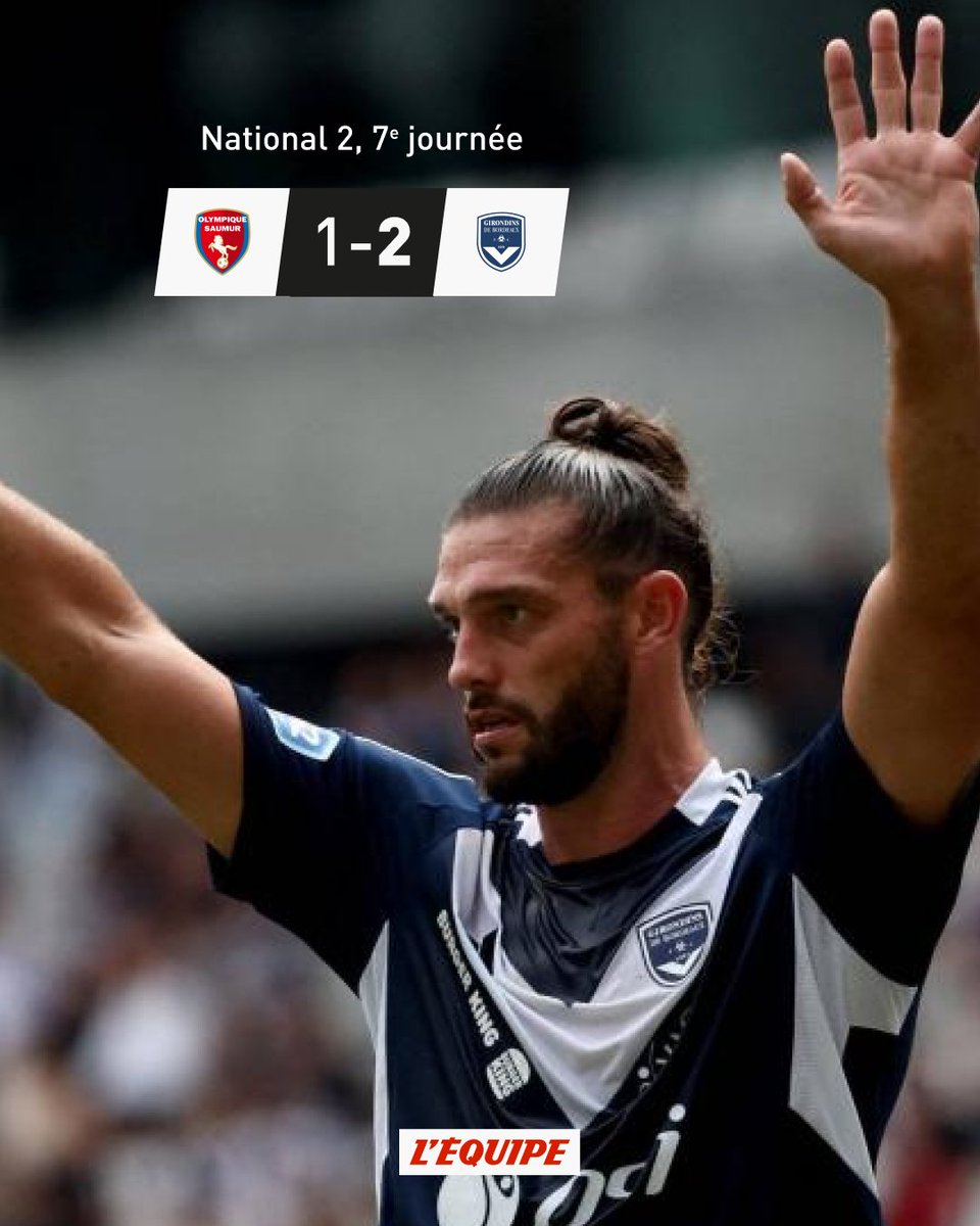 lequipe's tweet image. Vainqueur à Saumur, Bordeaux remporte sa première victoire de la saison en National 2 lequipe.fr/Football/Actua…