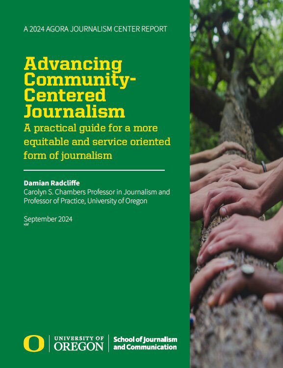 damianradcliffe's tweet photo. ICYMI @sojcagora recently dropped a follow up study “Advancing Community-Centered Journalism” which features fresh insights from @andreawenzel and other leading thinkers and practitioners in this space. 

📌 https://t.co/naCKWK5Fex https://t.co/1R0CnmRC7l