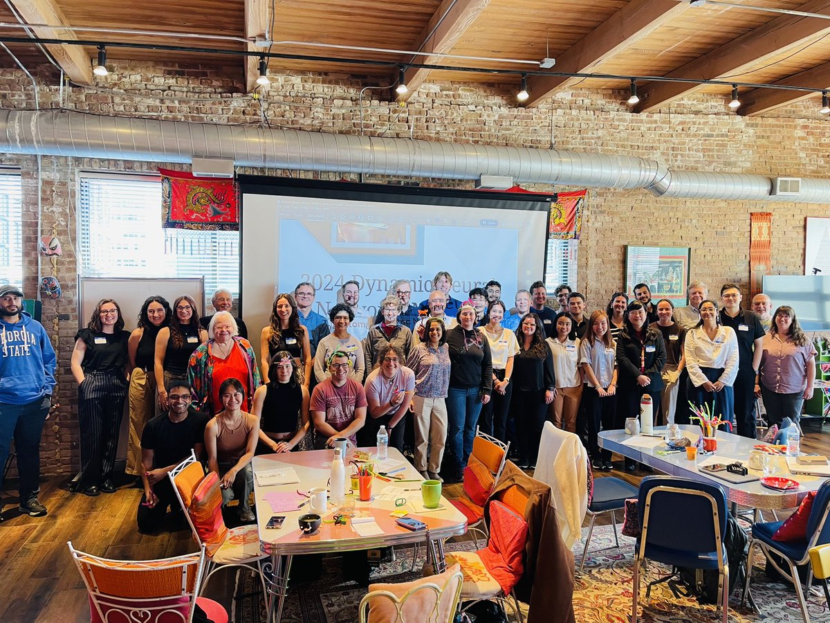 LingjunLi2's tweet photo. A fantastic @SfNtweets satellite meeting on #DynamicNeuralNetworks!Thanks Wolfgang Stein (@WeAreTheCrabLab) for organizing this @SfN_Events! A cool and inspiring meeting venue at the Catalyst Ranch in downtown Chicago. #sfn2024 https://t.co/RgEh139xkh