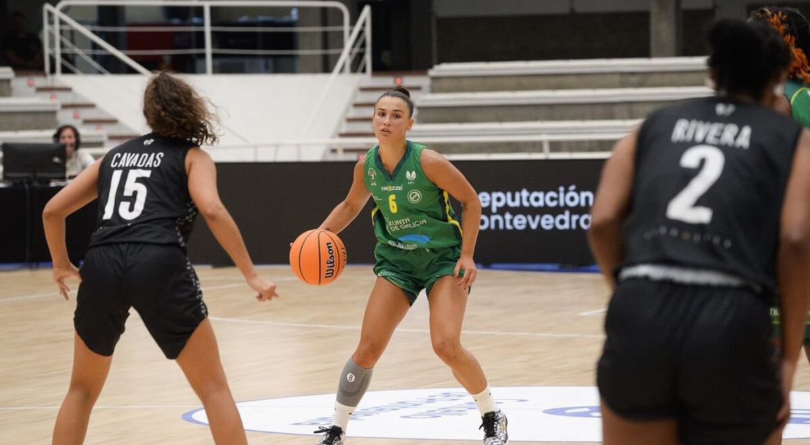 🇵🇹 Raquel Laneiro on Arxil’s 53-65 loss to Unicaja, in the LF Challenge, in Spain:

• 14 points (1/7 2P, 4/7 3P)
• 3 rebounds
• 2 assists
• 1 steal
• +2 box plus/minus
• 27’57” minutes

#SomosBasquetebol