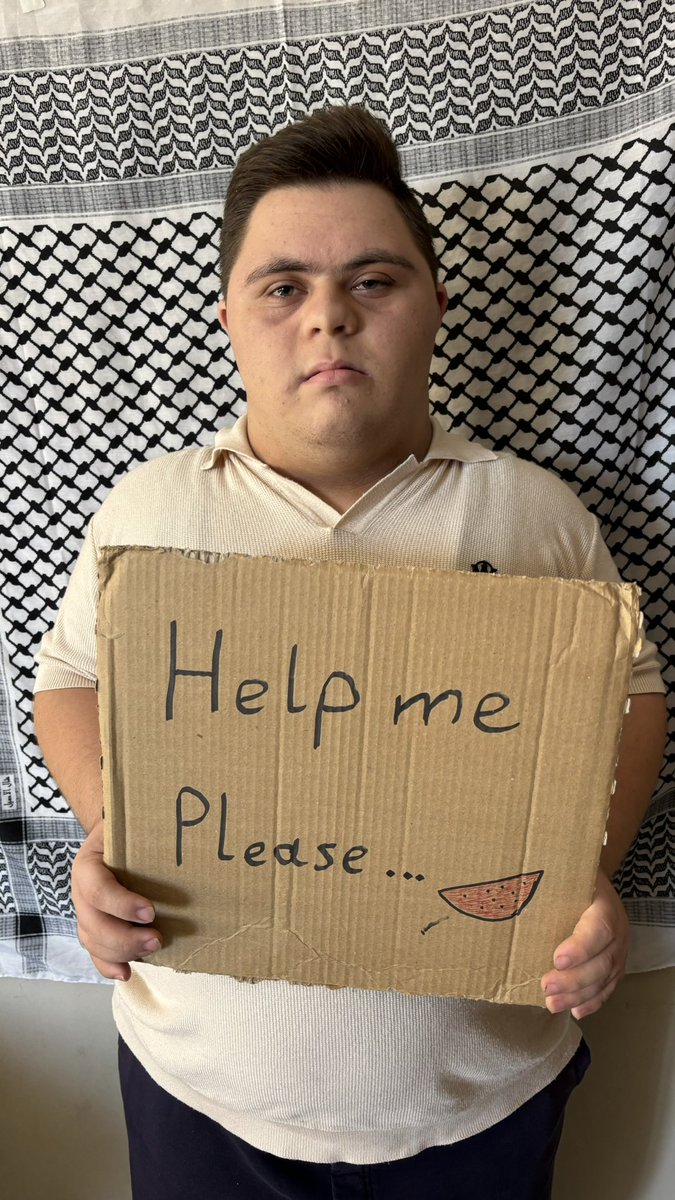 Hi everyone
This is my brother Ibrahim, who suffers from Down syndrome , he need your help and support 🥺❤️‍🩹🫂
We are very close to the goal and need less than 3500€ to reach the goal 🙏🏻🍉
Plz stand with us 🥺🍉🍉🍉

gofundme.com/f/ibrahim-down…