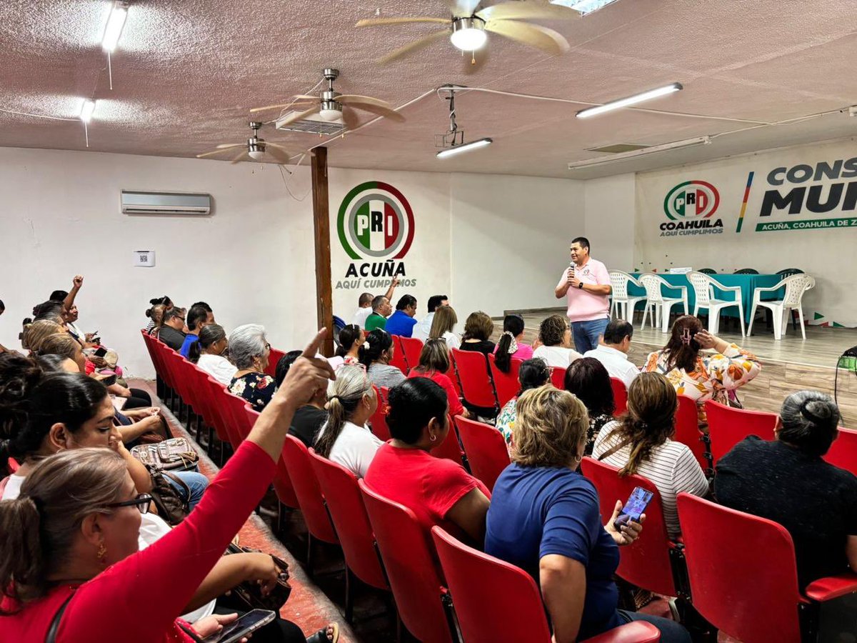 PRIdeAcuna's tweet photo. Como un compromiso para nuestra comunidad priísta y nuestra sociedad, continuamos trabajando en nuestras Jornadas de Reflexión, en donde, nuestras y nuestros líderes vienen marcando un rumbo fijo para continuar siendo el mejor partido de México. 

#AquíCumplimos

Carlos Robles https://t.co/MsrHPCGFn9