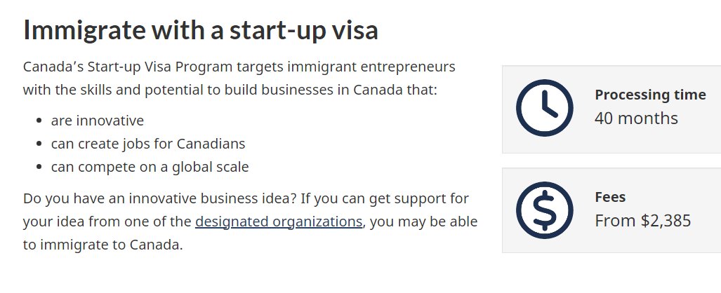 Dear <a href="/CitImmCanada/">IRCC</a> are you joking? I have a start-up idea and I will wait 40 months to get a visa to start it in Canada, right? Then it can be neither innovative, nor compete on a global scale. Canada, as a natural resources country, never have an intention to be a big player