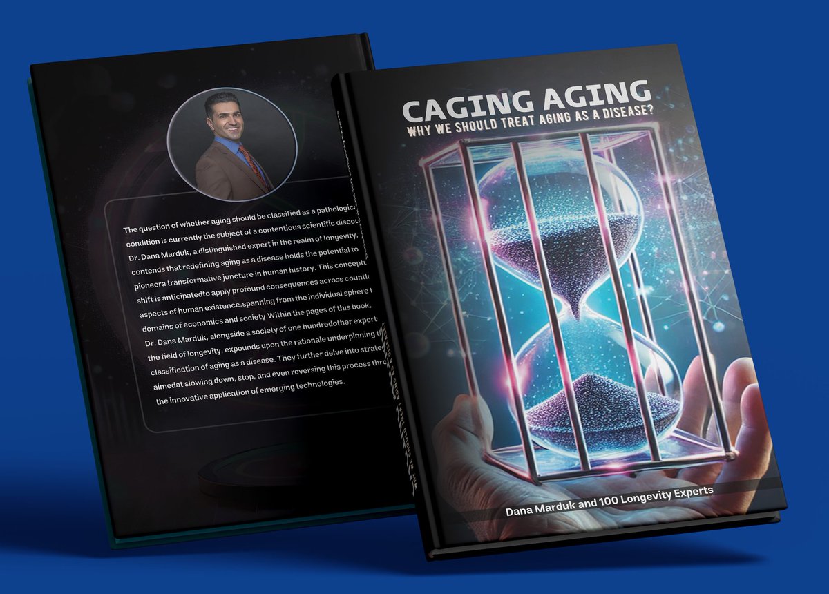 "Caging aging; Why we should treat aging as a disease?" is my third book about longevity with contribution of 100 longevity experts.
There is still an opportunity to be a part of this book and project. if you are interested click here to read more  
danamarduk.com/book3