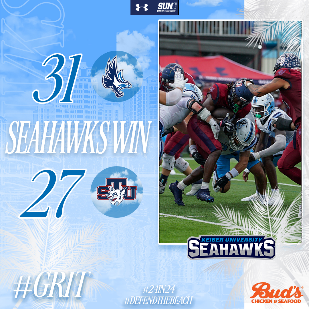 And that's another Keiser victory!!!

#DefendTheBeach #SeahawkFast #GRIT