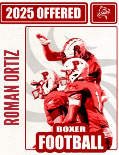 Roman Ortiz (@roman_ort1z) on Twitter photo Grateful to receive me second offer to play football at Pacific University <a href="/Boxer_Football/">Pacific Football</a> . Thank you <a href="/CoachJCraft/">Coach Jim Craft</a> for the opportunity.
<a href="/OBM_CoachT1A408/">Nate Tia, M.S.</a> <a href="/CoachT1A/">Nehemiah Tia Sr</a> <a href="/DSakalia_OBM/">Dimitri Sakalia</a> <a href="/OBM_COACHBRUIZ/">Brad Ruiz</a> <a href="/jkalicious0303/">Joel Cordero</a> <a href="/OakGroveEagles/">Oak Grove Football</a> <a href="/troy_verango/">troy verango</a> Grateful to receive me second offer to play football at Pacific University <a href="/Boxer_Football/">Pacific Football</a> . Thank you <a href="/CoachJCraft/">Coach Jim Craft</a> for the opportunity.
<a href="/OBM_CoachT1A408/">Nate Tia, M.S.</a> <a href="/CoachT1A/">Nehemiah Tia Sr</a> <a href="/DSakalia_OBM/">Dimitri Sakalia</a> <a href="/OBM_COACHBRUIZ/">Brad Ruiz</a> <a href="/jkalicious0303/">Joel Cordero</a> <a href="/OakGroveEagles/">Oak Grove Football</a> <a href="/troy_verango/">troy verango</a>