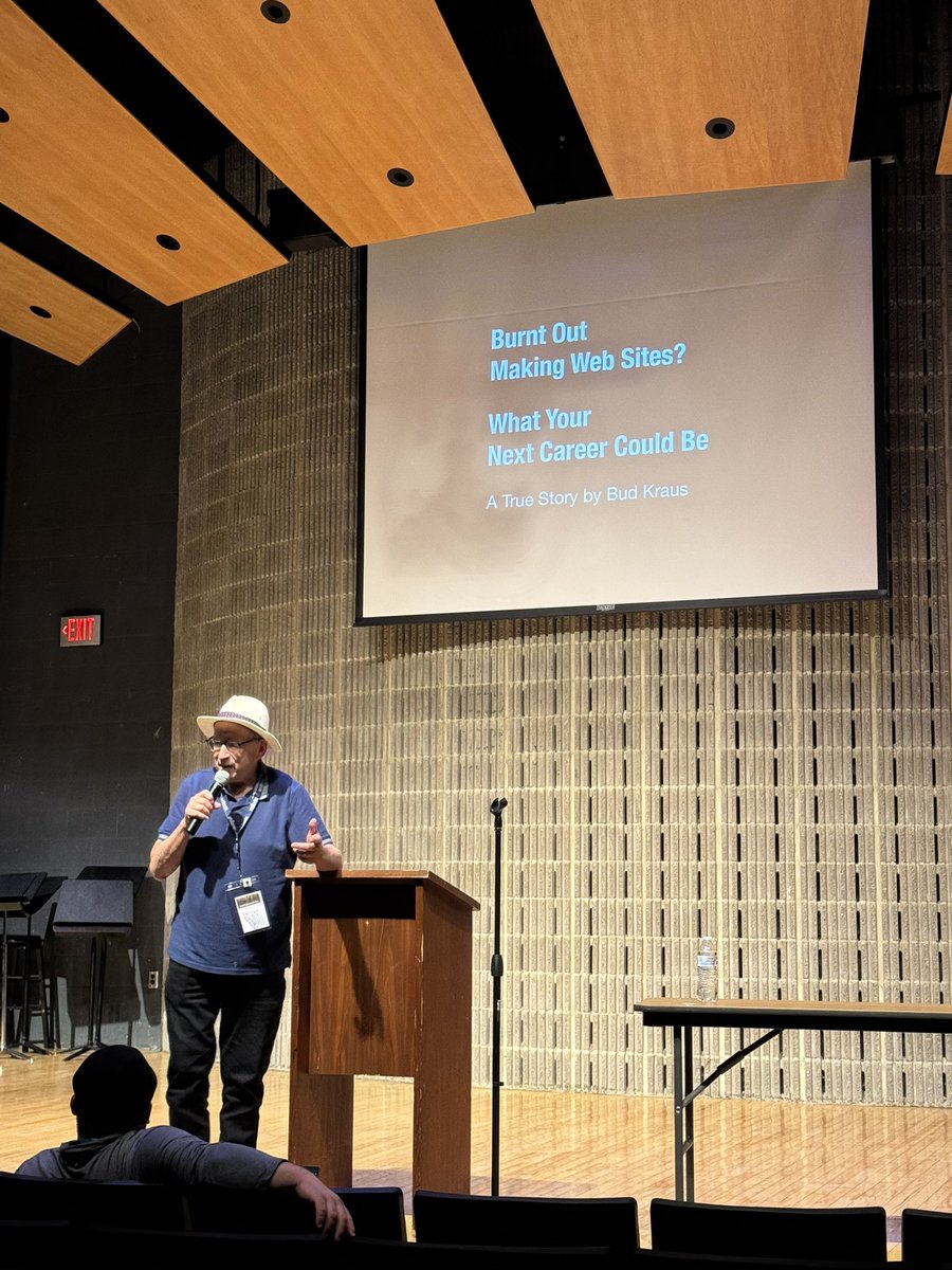 We are about to hear the story of <a href="/joyofwp/">Bud Kraus - My Opinions Are Mine, Seriously</a>! <a href="/wordcamprocny/">WordCamp Rochester</a>