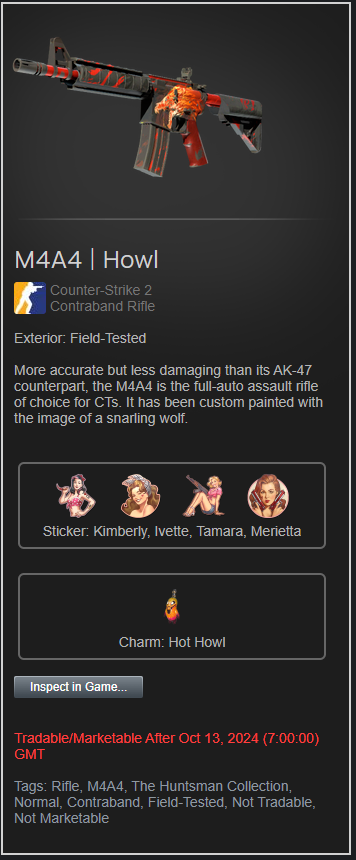 First Howl with Hot Howl Charm?

Not sure how to check 😅
