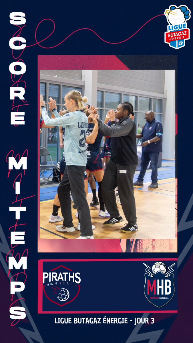💥MI-TEMPS💥

Nos Foudroyantes sont en pleine bataille face aux Pirates⚡️
Le match est intense, et à la pause, le score est de 20-17 pour les Pirates. Chaque action compte, et elles donnent tout pour faire la différence en deuxième période !
Continuez à les soutenir 💙💖