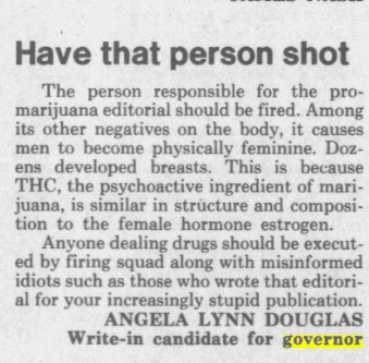 IveyHistorian's tweet photo. Doing some research for my book on anti-apartheid movements in Florida and seeing a lot of editorials from the 1980s. I love it when people say social media has made us so crazy. Oh no, we were always crazy; people just had to wait a few days to see it in print. #FloridaHistory https://t.co/lHOYI8n7eQ