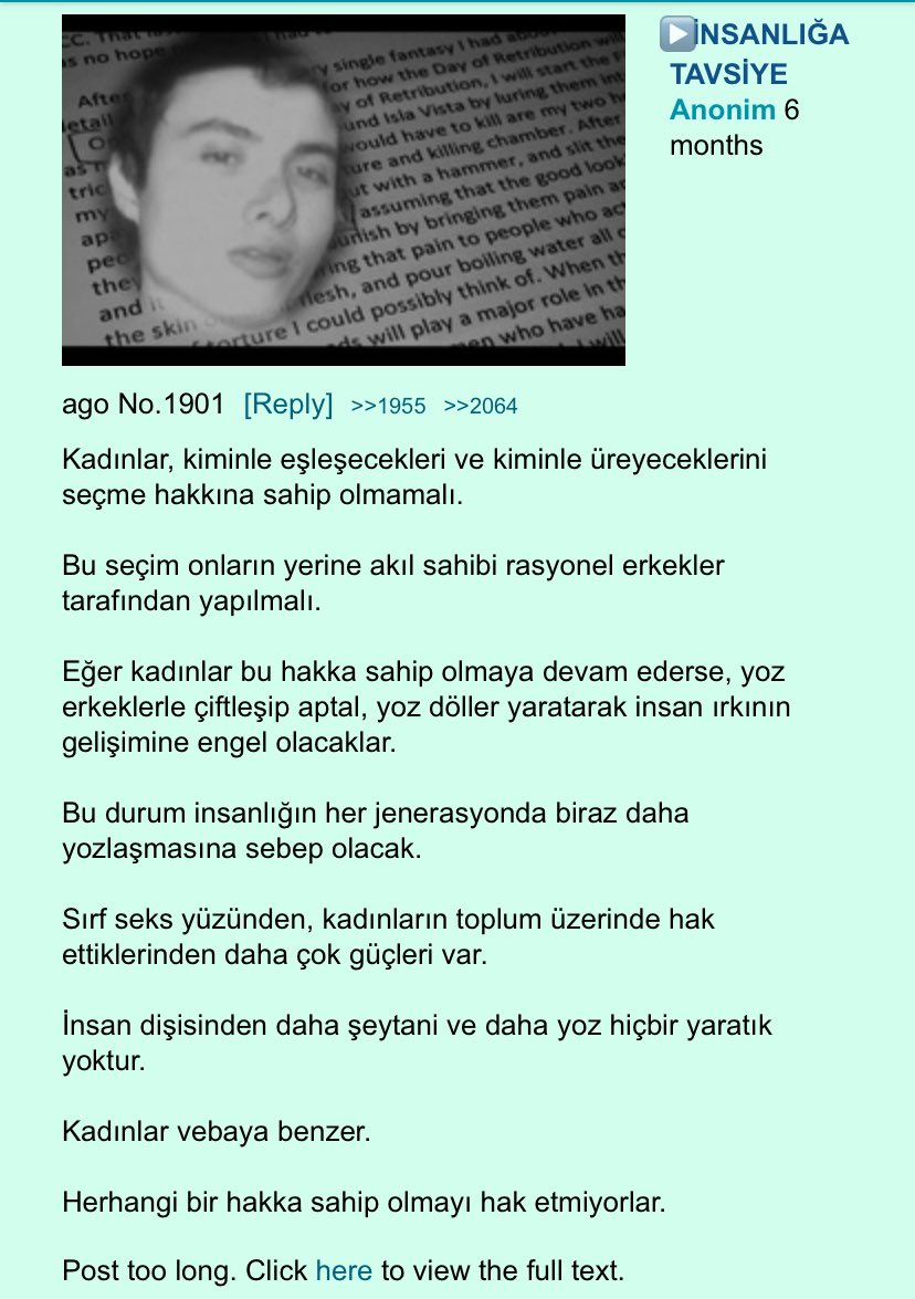 Discord'dan küçük kızlara kişel verisiyle şantaj yapan sapkınların geçtiğimiz gün 2 kızı öldüren Semih Çelik isimli sapkınla aynı sitelere girdiği ortaya çıktı. 

Bu sapkınlar, IP adreslerinden bulunurlar. İçişleri Bakanlığı, RTÜK, İletişim Başkanlığı vb. kurumlara bilgileri