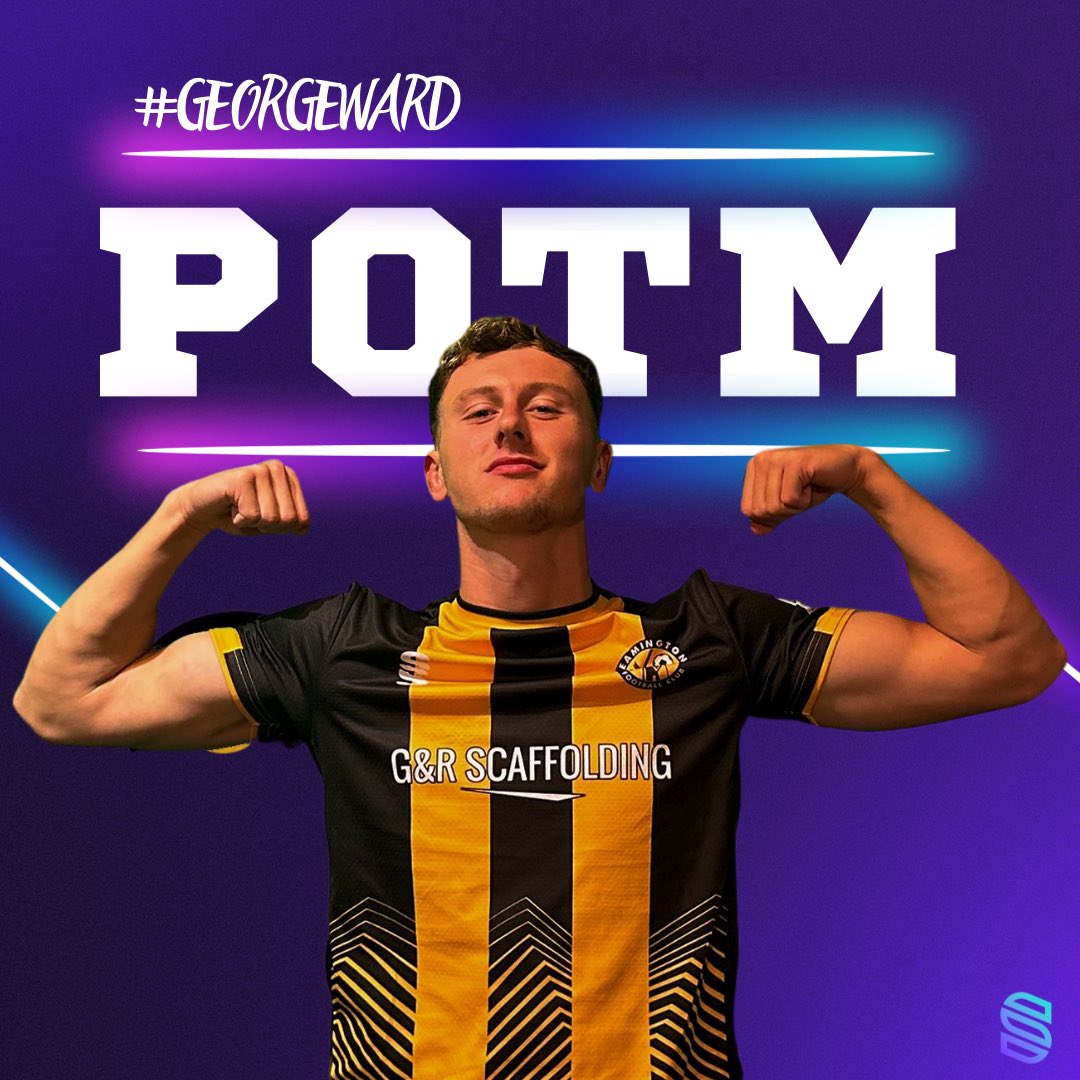 InterSportsUK1's tweet photo. 𝙋𝙡𝙖𝙮𝙚𝙧 𝙤𝙛 𝙩𝙝𝙚 𝙈𝙖𝙩𝙘𝙝 🏆

Congratulations to @GeorgeW_44 who received POTM today for @LeamingtonFC against @safc 

Topped off with a bicycle kick 🤸

#gw4 #georgeward https://t.co/my5FkjybwX