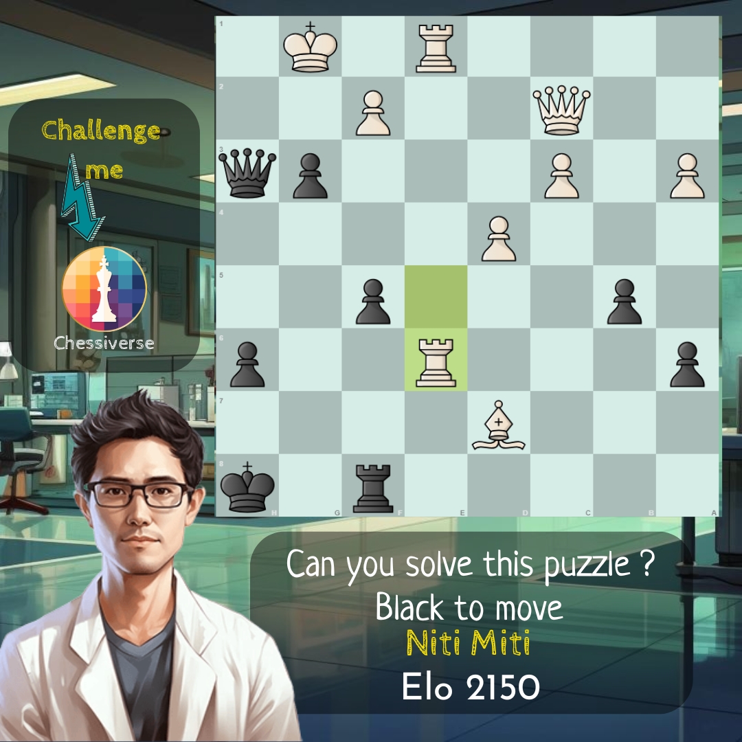 Chessiversegame's tweet image. 🚀 Can You Solve This Chess Puzzle Like a Pro? 🚀

You&apos;ve got the board. You&apos;ve got the pieces. Now it&apos;s all about finding the perfect move! 🏆 Can you see the checkmate? 🤔

💬 Comment your move and prove your chess mastery!
#chesspunks #Chess #chessiverse