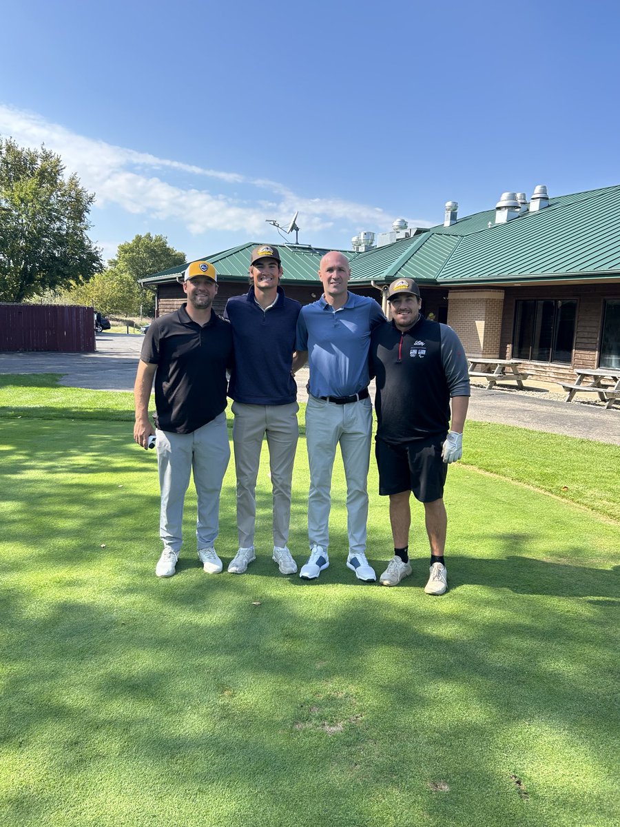 Congrats to your 2024 golf outing champions with a score of 56.  Matt and Zach Vriesenga, Connor Jackson and Matt Schepel
