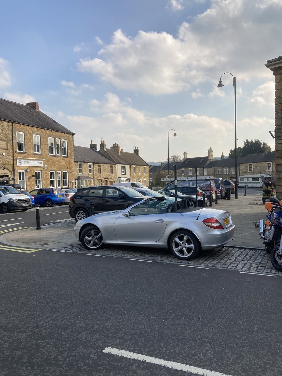 Cafe 10 Wolsingham for a Latte!Cracking weather for a spin in the SLK in Upper Weardale ☀️❤️😊👍👌