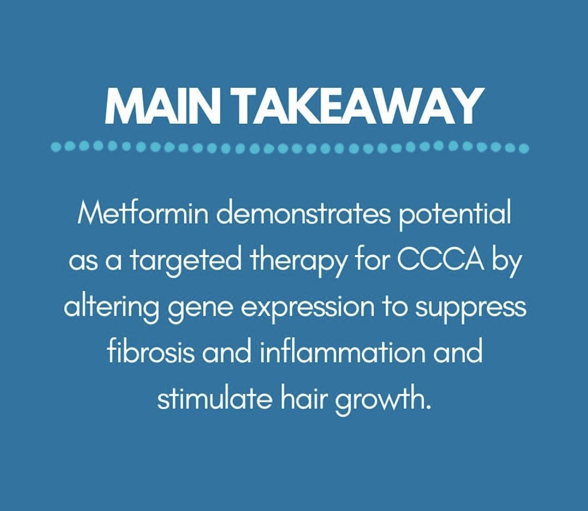skindepthderm's tweet photo. A recent retrospective study shows the potential of #metformin for treating fibrosis in #CCCA!

Read more about this breakthrough in our latest issue, thanks to  @JAMADerm. https://t.co/CTFtJJLoEi