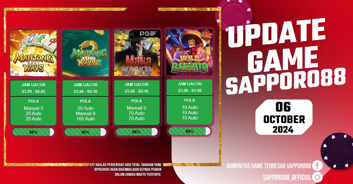 sapporo88_ofc's tweet photo. 🔥INFO UPDATE BOCORAN REKOMENDASI SAPPORO88 MALAM INI BOSKU 🔥
Untuk Info lebih lengkap update bocoran SAPPORO88, silahkan di cek di link dibawah ini ya bosku

BOCORAN SAPPORO88 :
https://t.co/9V9K6lmxJF
*𝐂𝐇𝐀𝐍𝐍𝐄𝐋 𝐖𝐇𝐀𝐓𝐒𝐀𝐏𝐏 : https://t.co/SUrq2RdL1z https://t.co/IIMEVJPYuG
