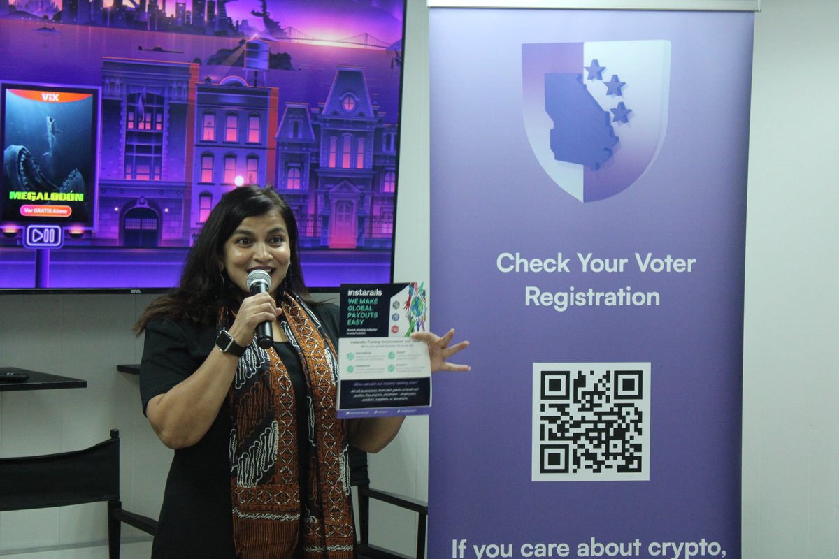 AtlantaChain's tweet photo. What an incredible turnout at our Atlanta Web3 Startup & GA Voter Registration Drive! Held at the Atlanta Blockchain Center, we brought together innovators in blockchain, crypto, and tech with a crucial focus on civic engagement. From learning about the future of Web3 to ensuring our voices are heard at the polls, the energy was unmatched. 🚀🗳️

Special thanks to our speakers, partners, and volunteers who helped make this event such a success. Let’s keep building a future where tech and civic responsibility go hand in hand! 🌐✨🙌 

@standwithcrypto @w3studioatl @404DAO @ovhcloud_us

#AtlantaBlockchain #Web3 #GAVotes #CivicEngagement #BlockchainTech #StartupCommunity #10in5