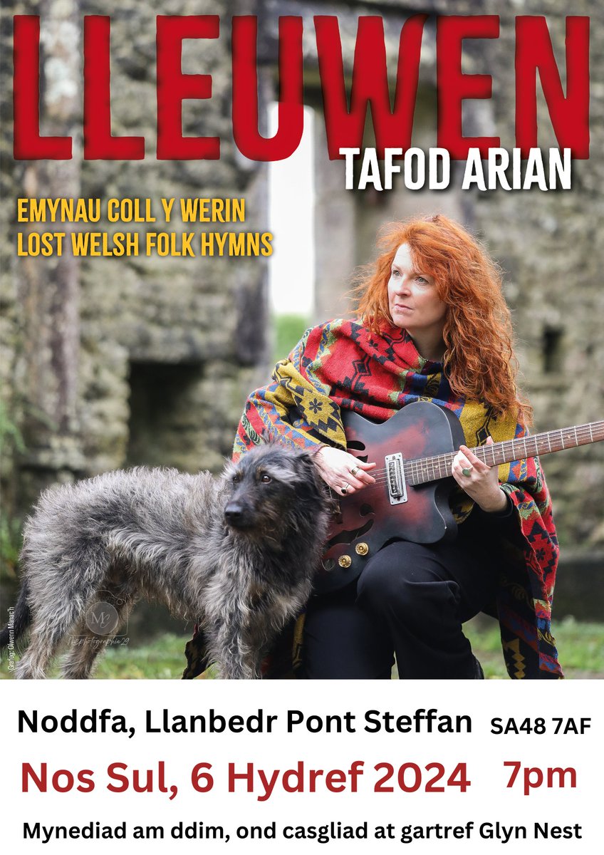 Heb gael cyfle i ddal taith Lleuwen Steffan o amgylch Cymru eto? Dewch i Lanbedr Pont Steffan nos fory (Sul, 6 Hydref) am 7 o'r gloch. Croeso cynnes - a mynediad am ddim!