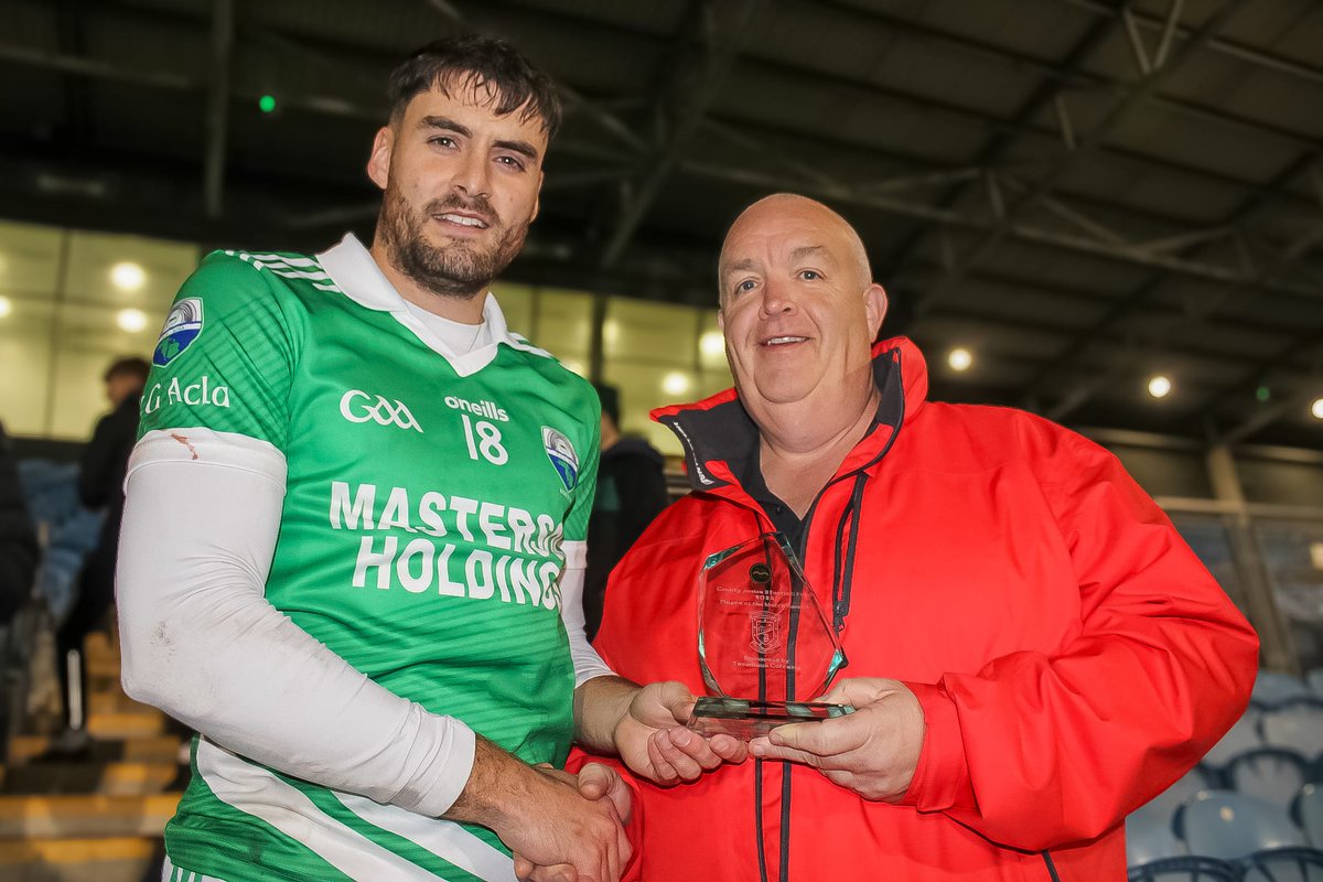 Achill are Treanlaur Catering  Junior B Champions 2024 on a scoreline of 3-11 to 2-08 with Eddie Doran receiving the player of the Match award.