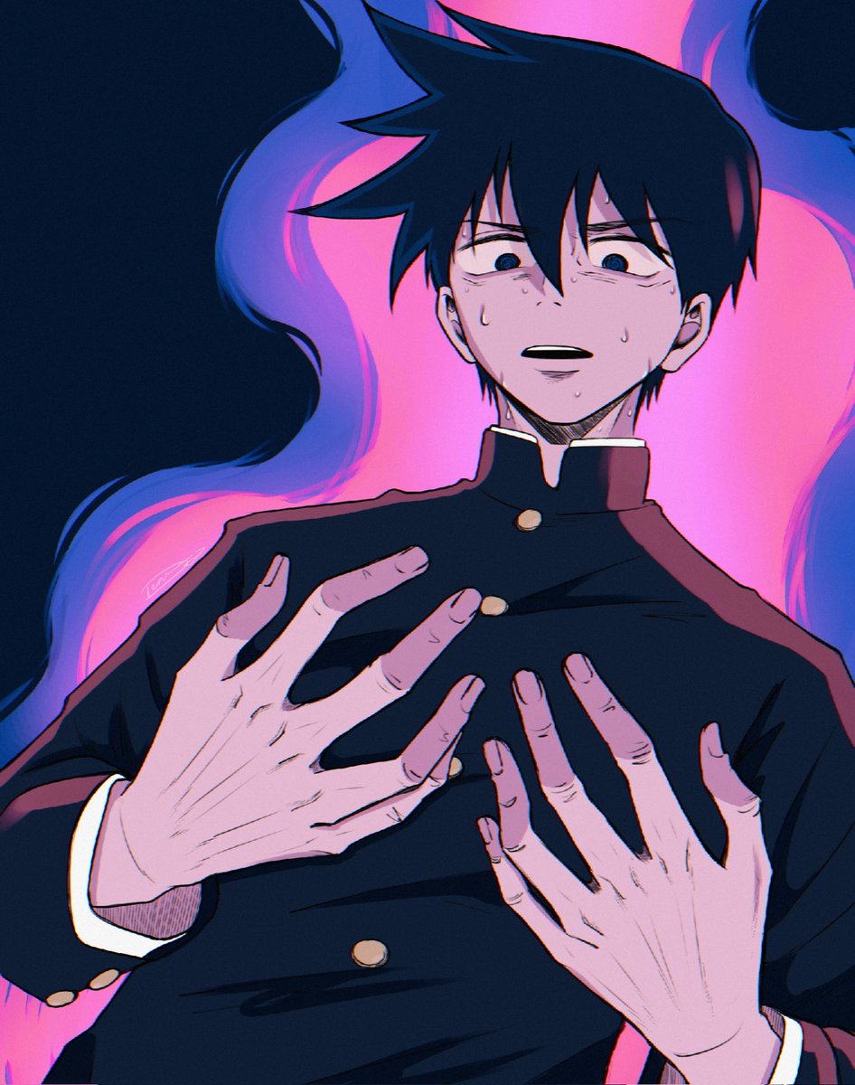 denin171's tweet photo. #ritsukageyama #mobpsycho100 #mobusaiko100 #モブ最高100 #illustration #denin https://t.co/j3pwEtKeYq
