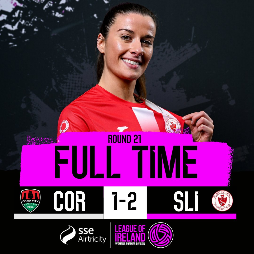 FT | A first league win of the season for Sligo thanks to a second-half goal from Eimear Lafferty 👍

#WLOI | #CORSLI