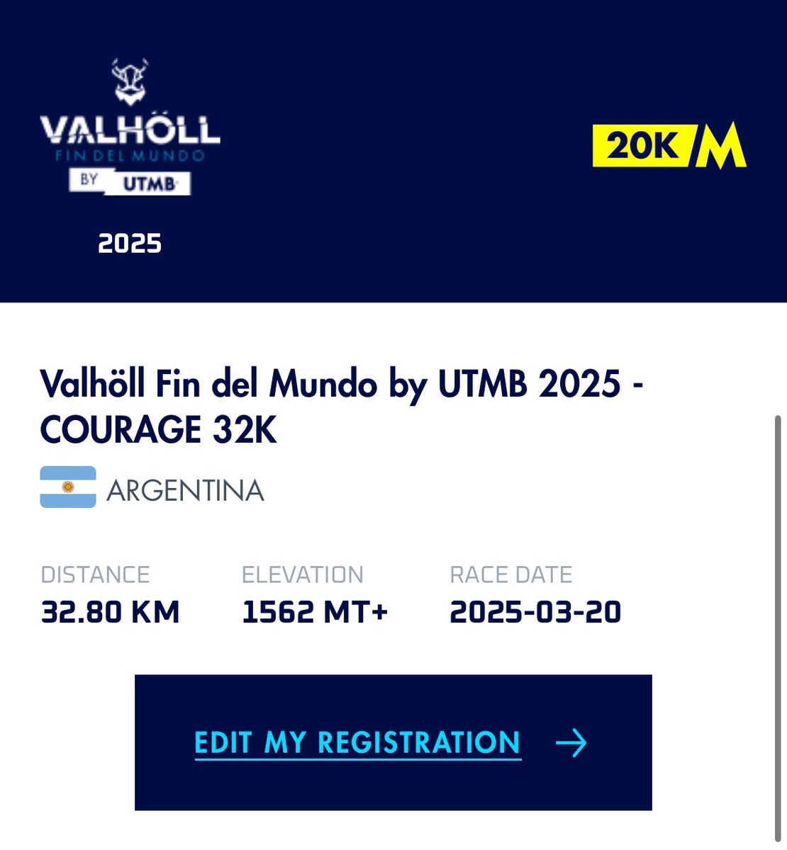 Challenge for 2025 🇦🇷 Running at the end of the world ❤️