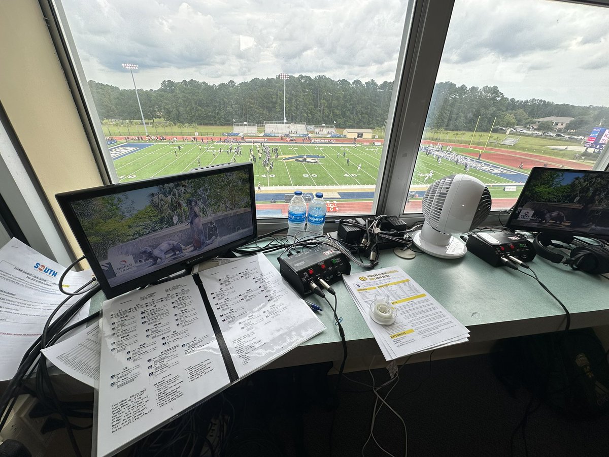 Back in the booth!

It’s homecoming for <a href="/CSU_FB/">Charleston Southern Football</a> as the Buccaneers welcome W. Illinois to town.

Kickoff at 4:00 ET. Join <a href="/JDelongchamps/">Jack DeLongchamps</a> and I on ESPN+ for the call 🏈