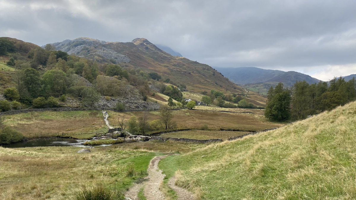 Elterwater and Little Langdale in autumn colours.