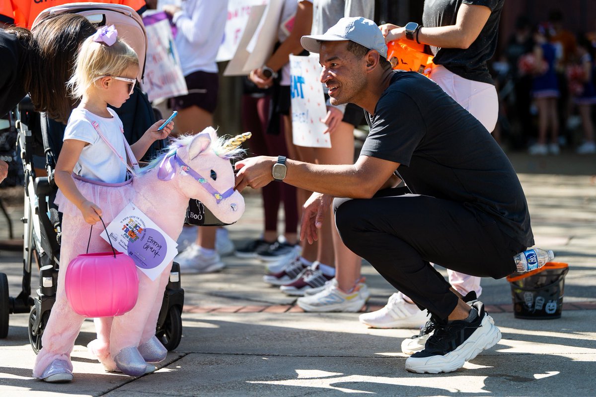 msstate's tweet photo. No tricks just treats around here! 🍬 Thank you to our MSU and Starkville community for coming out to the annual Trick or Trot Fun Run in support of the T.K. Martin Center! https://t.co/DAzeLjtJhg